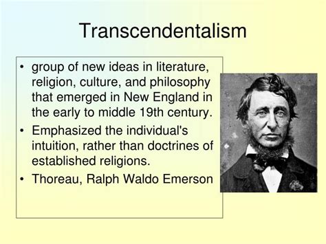 leaders whose philosophies are similar to transcendentalism